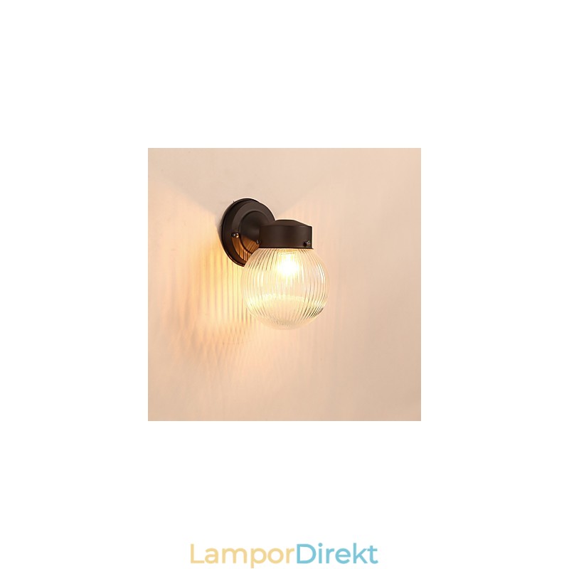 Modern Och Modern Svartoxidfinishfunktion För Mini Style Ambient Light Wall Sconces Wall Light