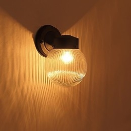 Modern Och Modern Svartoxidfinishfunktion För Mini Style Ambient Light Wall Sconces Wall Light