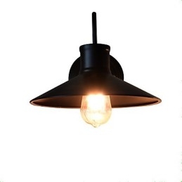 Vägglampa Vägglampor Väggjärn Vägglampa Stum Svart Ljussabel Lampa På Vägg