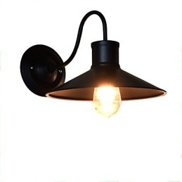 Vägglampa Vägglampor Väggjärn Vägglampa Stum Svart Ljussabel Lampa På Vägg