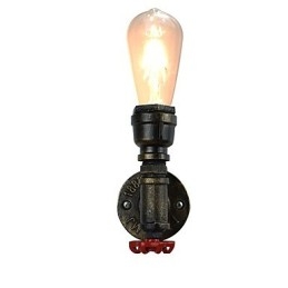 Rustik Lodge Traditionell Klassisk Antik Mässingsfunktion För Omgivande Ljus Vägglampor Vägglampa