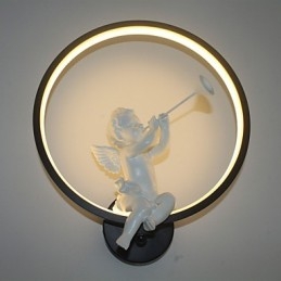 Nordisk Modern Minimalistisk Vägglampa Sovrum Dekorativa Lampor Aluminium Produkter Lampor Änglar Korridorer Vägglampor