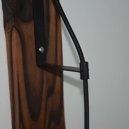 Amerikansk Lantlig Vägglampa Retro Kreativ Vägglampa I Trä