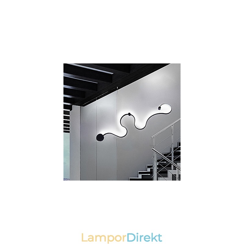 Vägglampor Modern Samtida Målning Funktion Aluminium Vägglampa För Sängrum Trappa Vardagsrumslampa