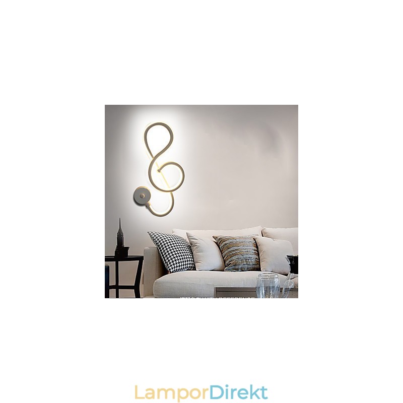 Enkel Modern Creative Light Bar Vägggång Inbäddad Lampa Korridorljus Sovrumslampa Sänglampa Aluminiumlampa