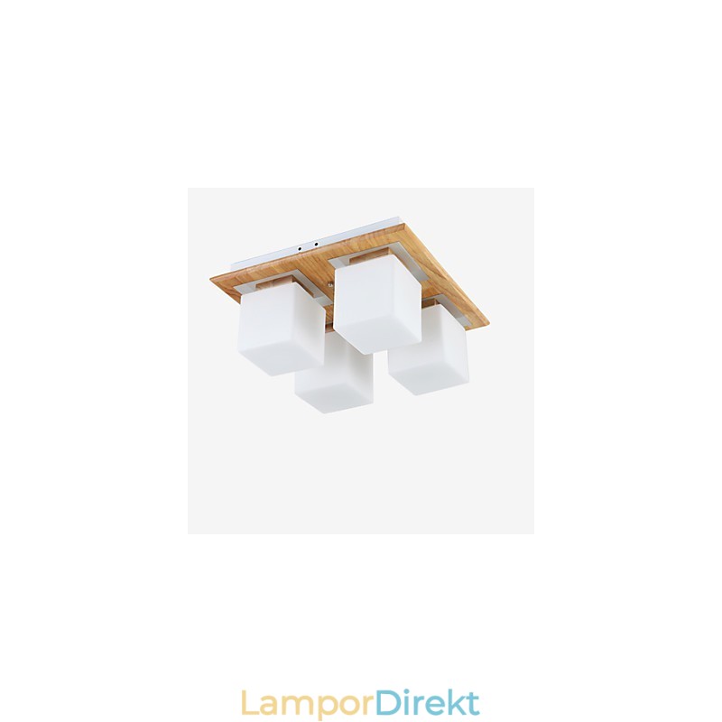 Flush Mount Mini Style Modern Contemporary Wood Bamboo