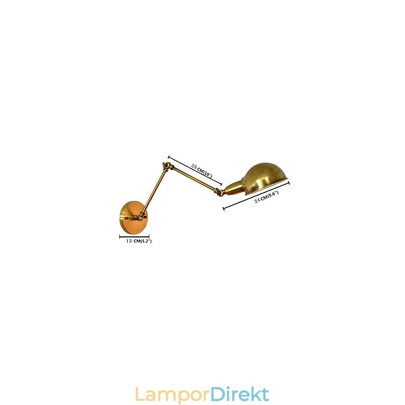 Rustik Lodge Traditionell Klassisk Antik Mässing Funktion För Downlight Vägglampor Vägglampa