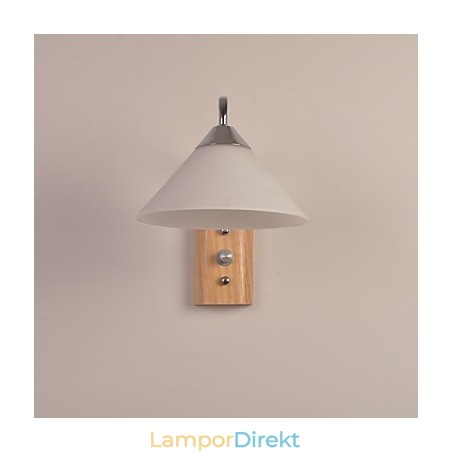 Enkel Vägglampa Sängbordslampa Med Glasskärm Och Massivt Trä För Sovrumsbyrå Vardagsrum Babyrum College Sovsal Soffbord Bokhyllor Enkel Vägglampa Sängbordslampa Med Glasskärm Och Massivt Trä För Sovrumsbyrå Vardagsrum Babyrum College Sovsal Soffbord Bokhyllor