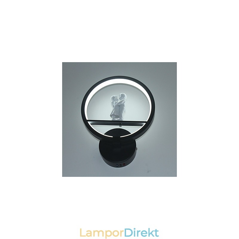 Vägglampa Modern Minimalistisk Vardagsrum Dekorativ Aluminium Korridor Balkonglampa Sovrumslampa