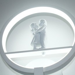 Vägglampa Modern Minimalistisk Vardagsrum Dekorativ Aluminium Korridor Balkonglampa Sovrumslampa