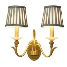 Enkel Country Traditionell Klassisk Mässing Funktion För Mini Style Uplight Vägglampor Vägglampor