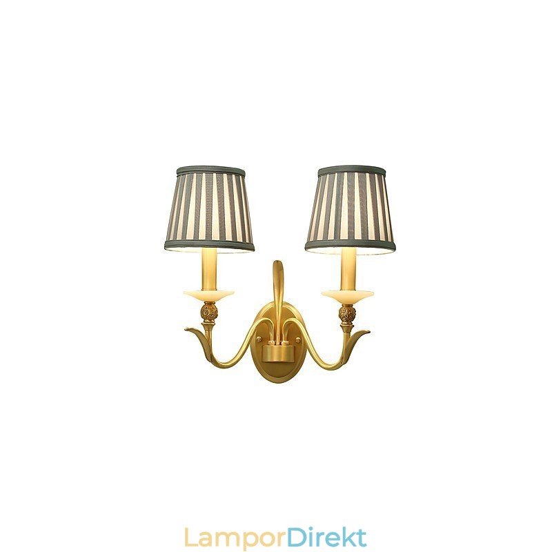 Enkel Country Traditionell Klassisk Mässing Funktion För Mini Style Uplight Vägglampor Vägglampor