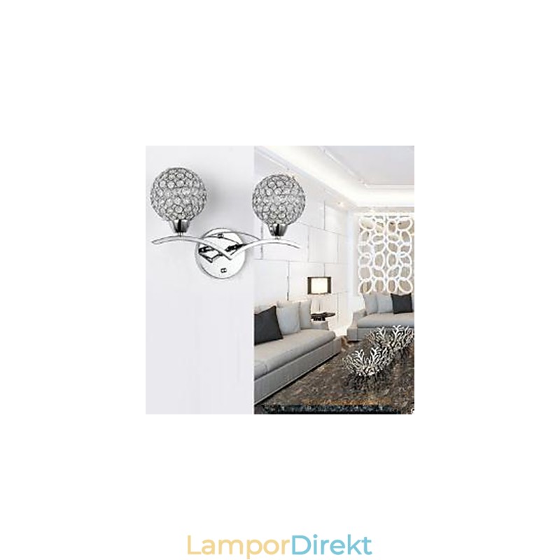 Enkelheten Hos Modern Kristalllampa Kreativt Mode Sovrum Sänglampa Matsal Gångljus