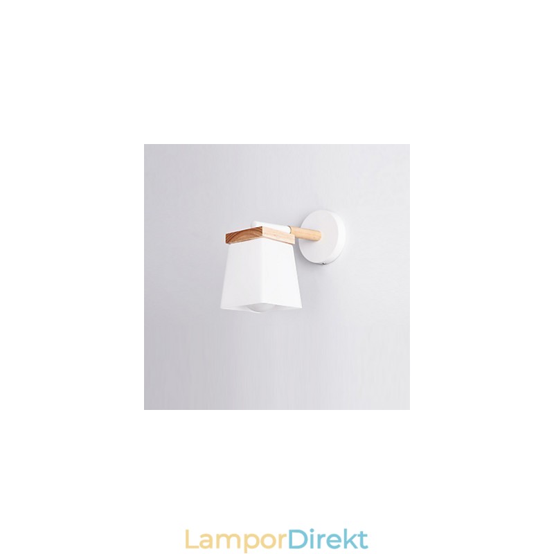 Squere Glassshade Vägglampa För Sovrum Modern Funktion Ambient Light Vägglampor Vägglampa