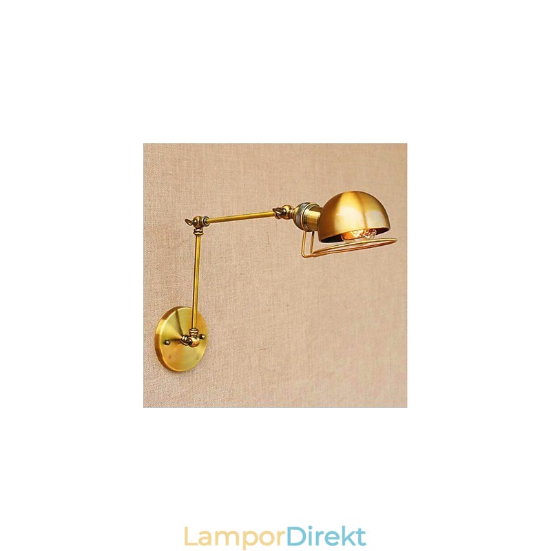 Vintage Country Painting Funktion För Mini Style Swing Arm Ögonskydd Ambient Light Swing Arm Lightswall