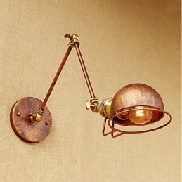 Vintage Country Painting Funktion För Mini Style Swing Arm Ögonskydd Ambient Light Swing Arm Lightswall