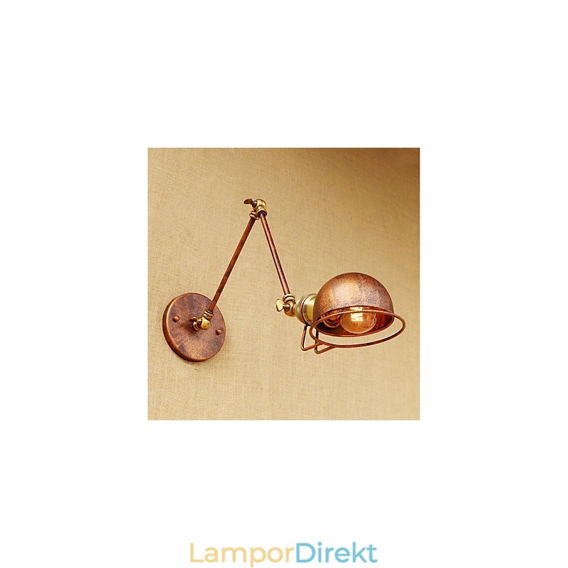 Vintage Country Painting Funktion För Mini Style Swing Arm Ögonskydd Ambient Light Swing Arm Lightswall