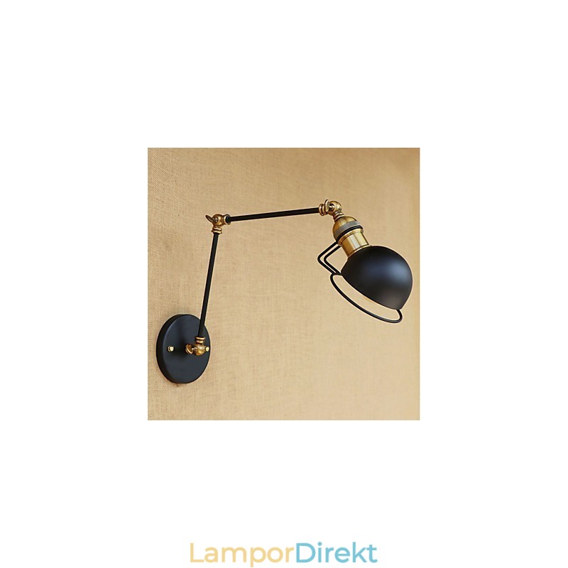 Vintage Country Painting Funktion För Mini Style Swing Arm Ögonskydd Ambient Light Swing Arm Lightswall