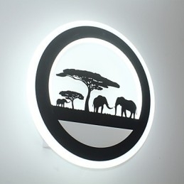 Akryl Rund Sovrum Säng Vägglampa Originalitet Modern Korridorlampa Entrélampa