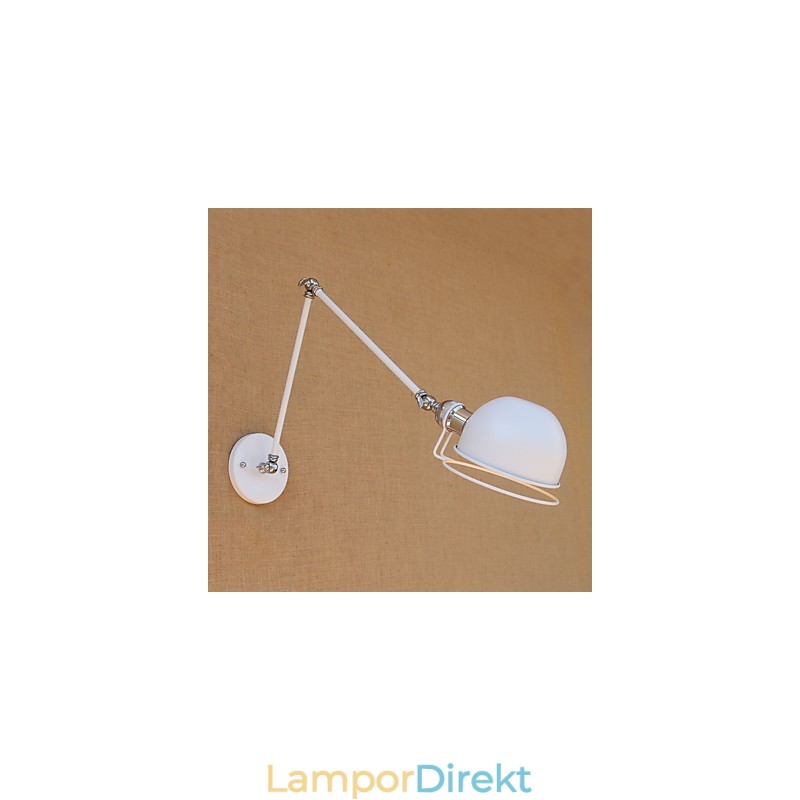 Enkel Vintage Landmålningsfunktion För Mini Style Swing Arm Ögonskydd Ambient Light Wall Sconces