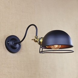 Enkel Country Retro Painting Funktion För Mini Style Eye Protection Downlight Wall Sconces