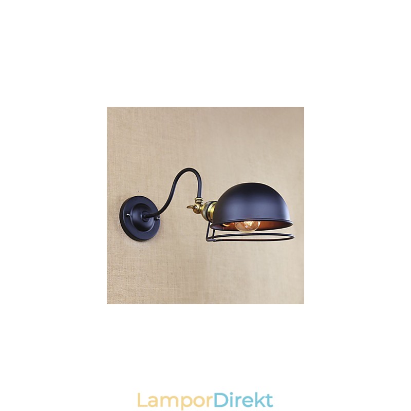 Enkel Country Retro Painting Funktion För Mini Style Eye Protection Downlight Wall Sconces