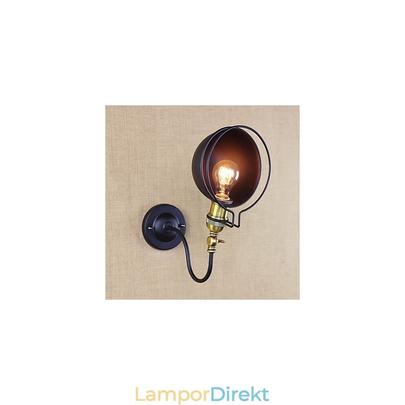 Enkel Country Retro Painting Funktion För Mini Style Eye Protection Downlight Wall Sconces