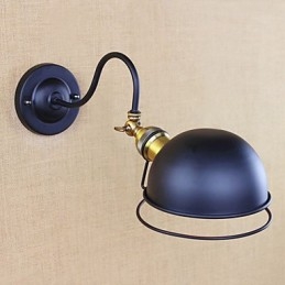 Enkel Country Retro Painting Funktion För Mini Style Eye Protection Downlight Wall Sconces
