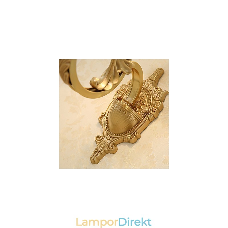 Enkel Country Traditionell Klassisk Mässing Funktion För Mini Style Uplight Vägglampor Vägglampor