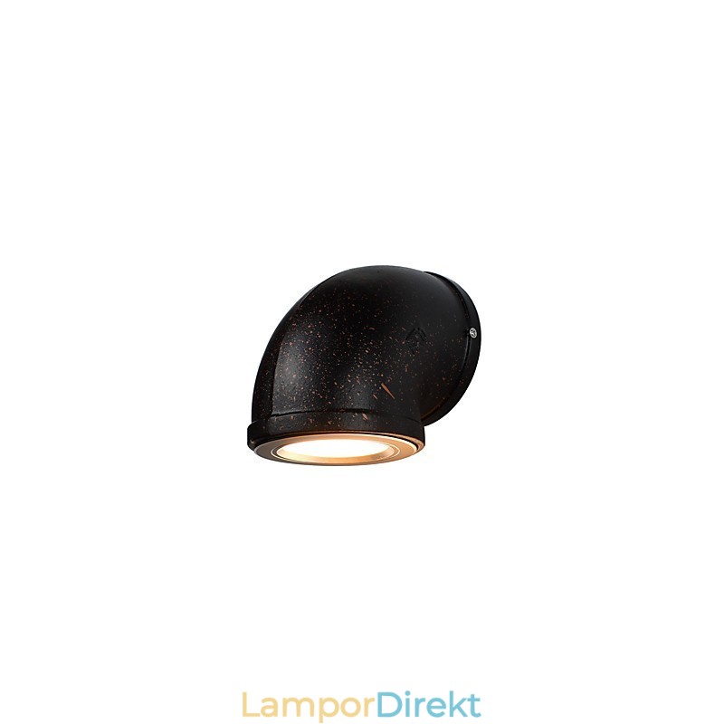 Vägglampa Vägglampor Väggjärn Vägglampa Stum Svart Ljussabel Lampa På Vägg