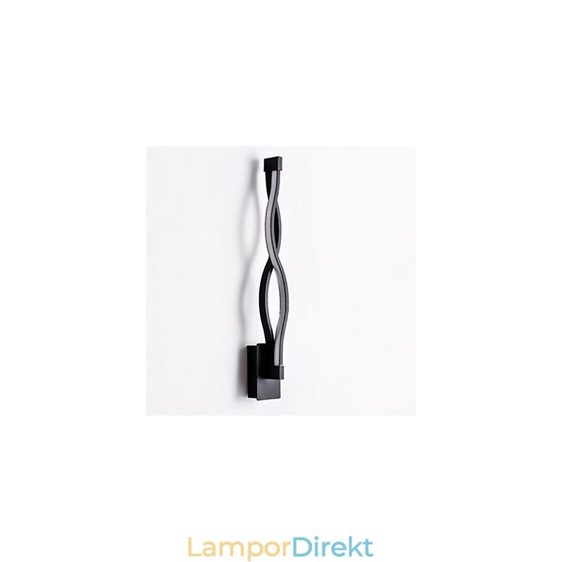 Modern Enkel L Kreativ Sovrum Korridor Vardagsrum Tv Bakgrund Aluminium Wave Vägglampa Spegel Strålkastare