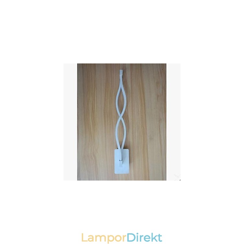 Modern Enkel L Kreativ Sovrum Korridor Vardagsrum Tv Bakgrund Aluminium Wave Vägglampa Spegel Strålkastare