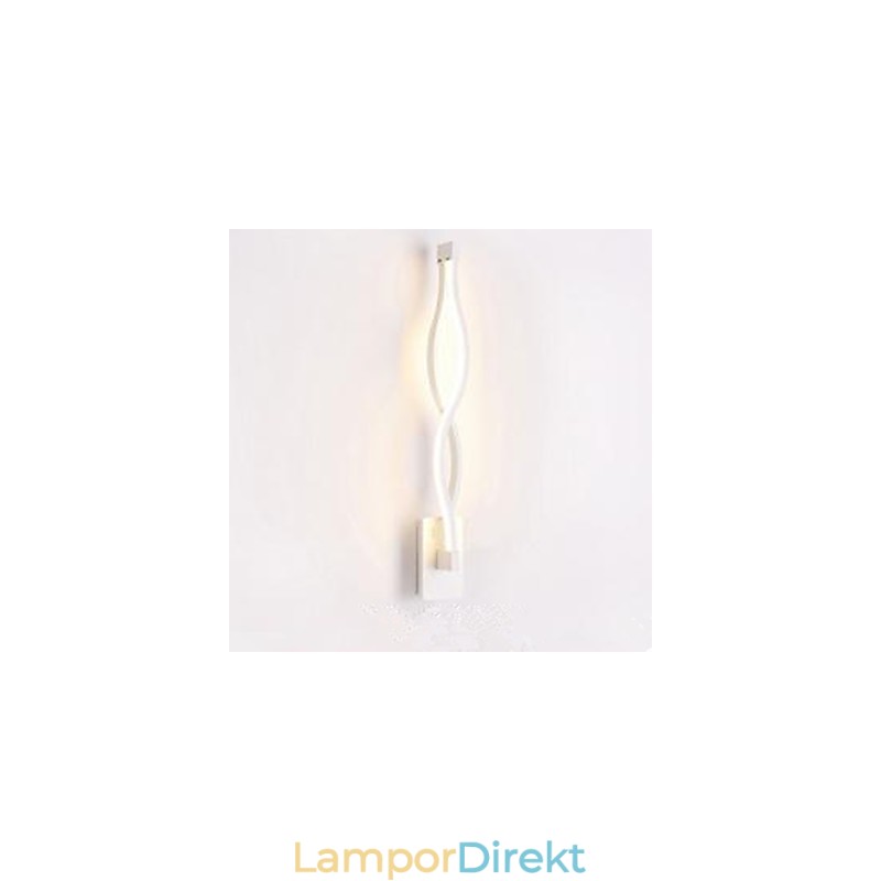 Modern Enkel L Kreativ Sovrum Korridor Vardagsrum Tv Bakgrund Aluminium Wave Vägglampa Spegel Strålkastare
