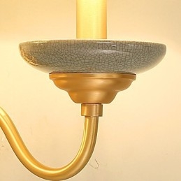 Enkel Country Traditionell Klassisk Mässing Funktion För Mini Style Uplight Vägglampor Vägglampor
