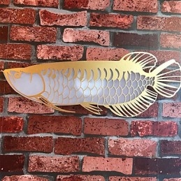 Moderna Vägglampor Fisk Form Enkelhet Stil Akrylbelysning Vardagsrum Hall Sovrum Hotellrum Dekorationsbelysning