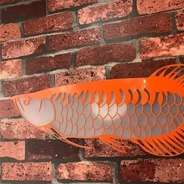 Moderna Vägglampor Fisk Form Enkelhet Stil Akrylbelysning Vardagsrum Hall Sovrum Hotellrum Dekorationsbelysning