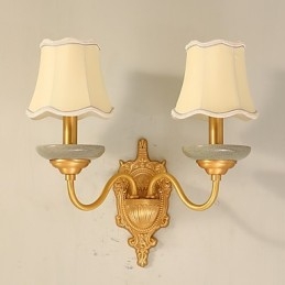 Enkel Country Traditionell Klassisk Mässing Funktion För Mini Style Uplight Vägglampor Vägglampor Pu