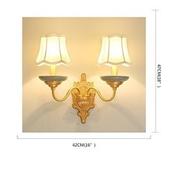 Enkel Country Traditionell Klassisk Mässing Funktion För Mini Style Uplight Vägglampor Vägglampor Pu
