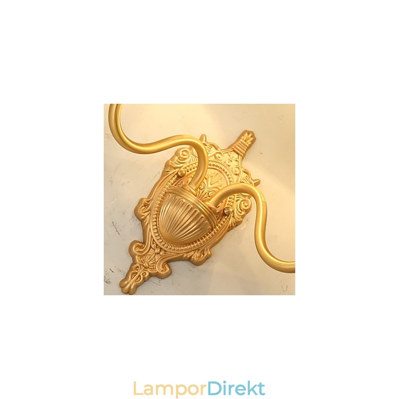 Enkel Country Traditionell Klassisk Mässing Funktion För Mini Style Uplight Vägglampor Vägglampor Pu