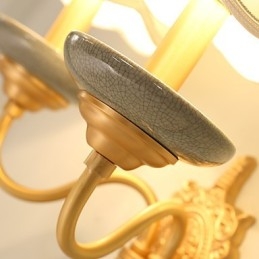 Enkel Country Traditionell Klassisk Mässing Funktion För Mini Style Uplight Vägglampor Vägglampor Pu