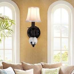 Vintage Galvaniserad Funktion Uplight Wall Sconces Wall Light