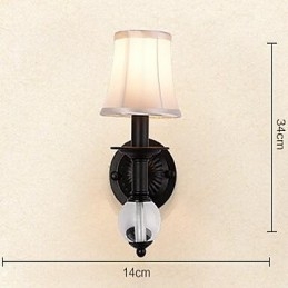 Vintage Galvaniserad Funktion Uplight Wall Sconces Wall Light