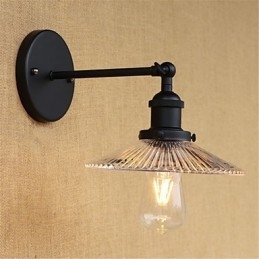 Country Retro Painting Feature För Mini Style Eye Protection Ambient Light Wall Sconces