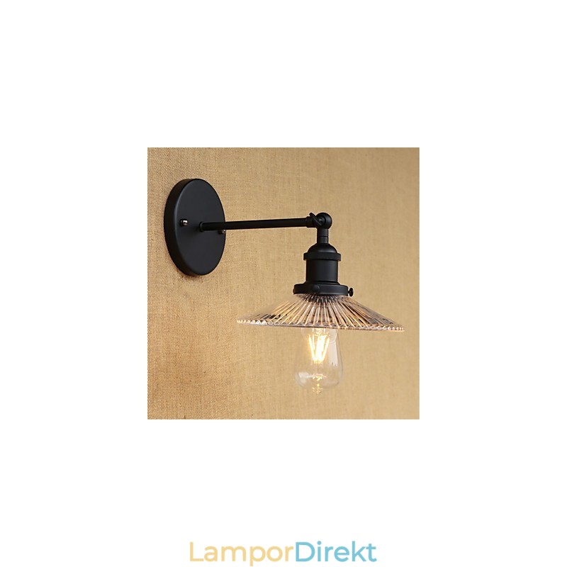 Country Retro Painting Feature För Mini Style Eye Protection Ambient Light Wall Sconces