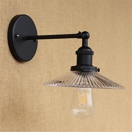 Country Retro Painting Feature För Mini Style Eye Protection Ambient Light Wall Sconces