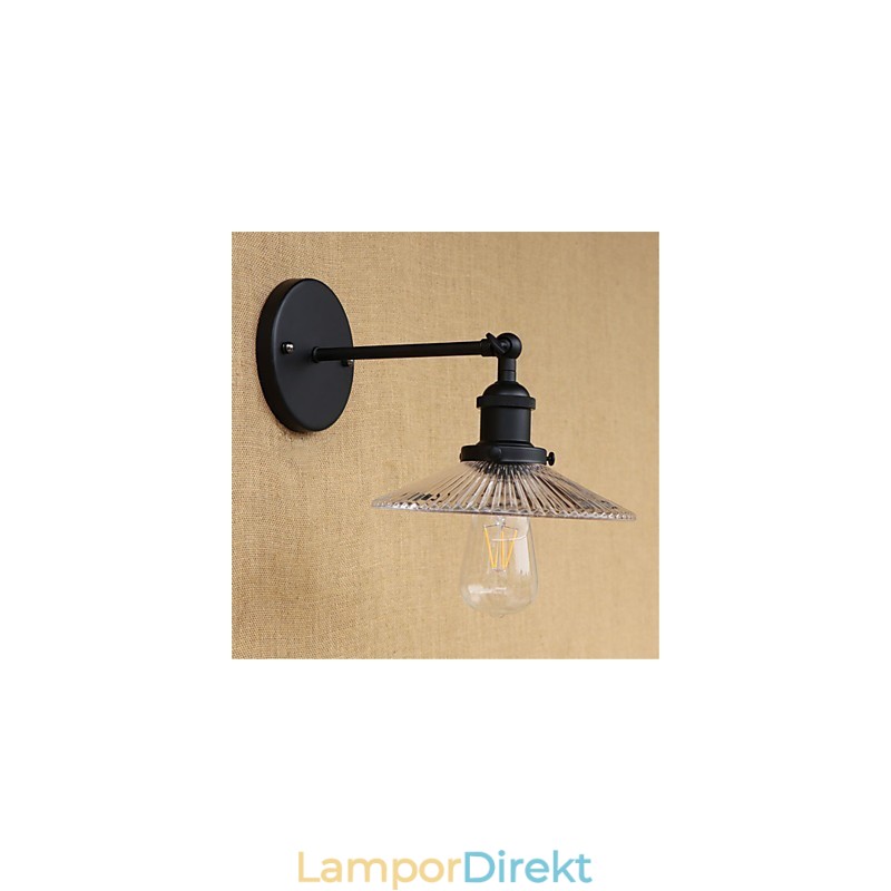 Country Retro Painting Feature För Mini Style Eye Protection Ambient Light Wall Sconces