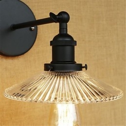 Country Retro Painting Feature För Mini Style Eye Protection Ambient Light Wall Sconces