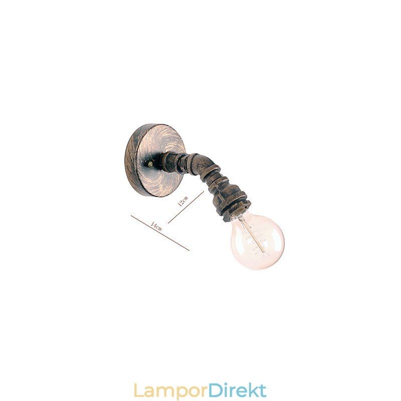 Antik Enkel Vintage Country Traditionell Klassisk Målning Funktion För Mini Style Downlight Vägglampor Vägglampa