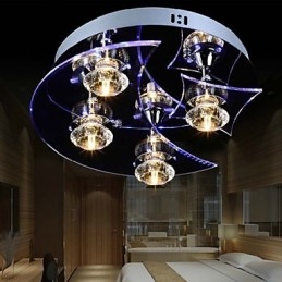 Ljuskrona Modern Crystal Living 4 Lampor