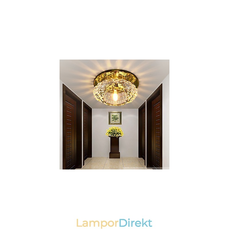 Kristalllampa Smd Creativetube Spotlight Absorbera Kupolljus